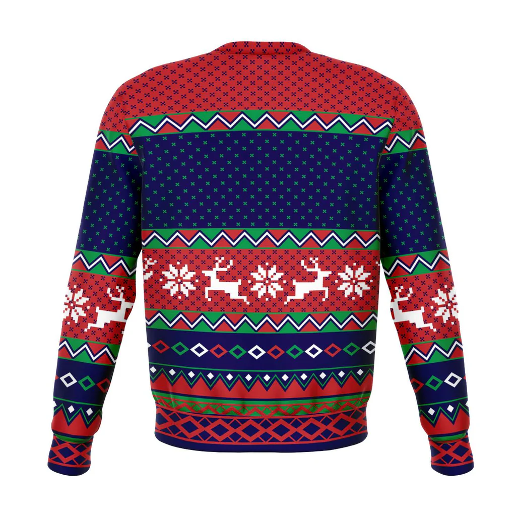 It's A Wonderful Time For A Beer Funny Unisex Ugly Christmas Sweater