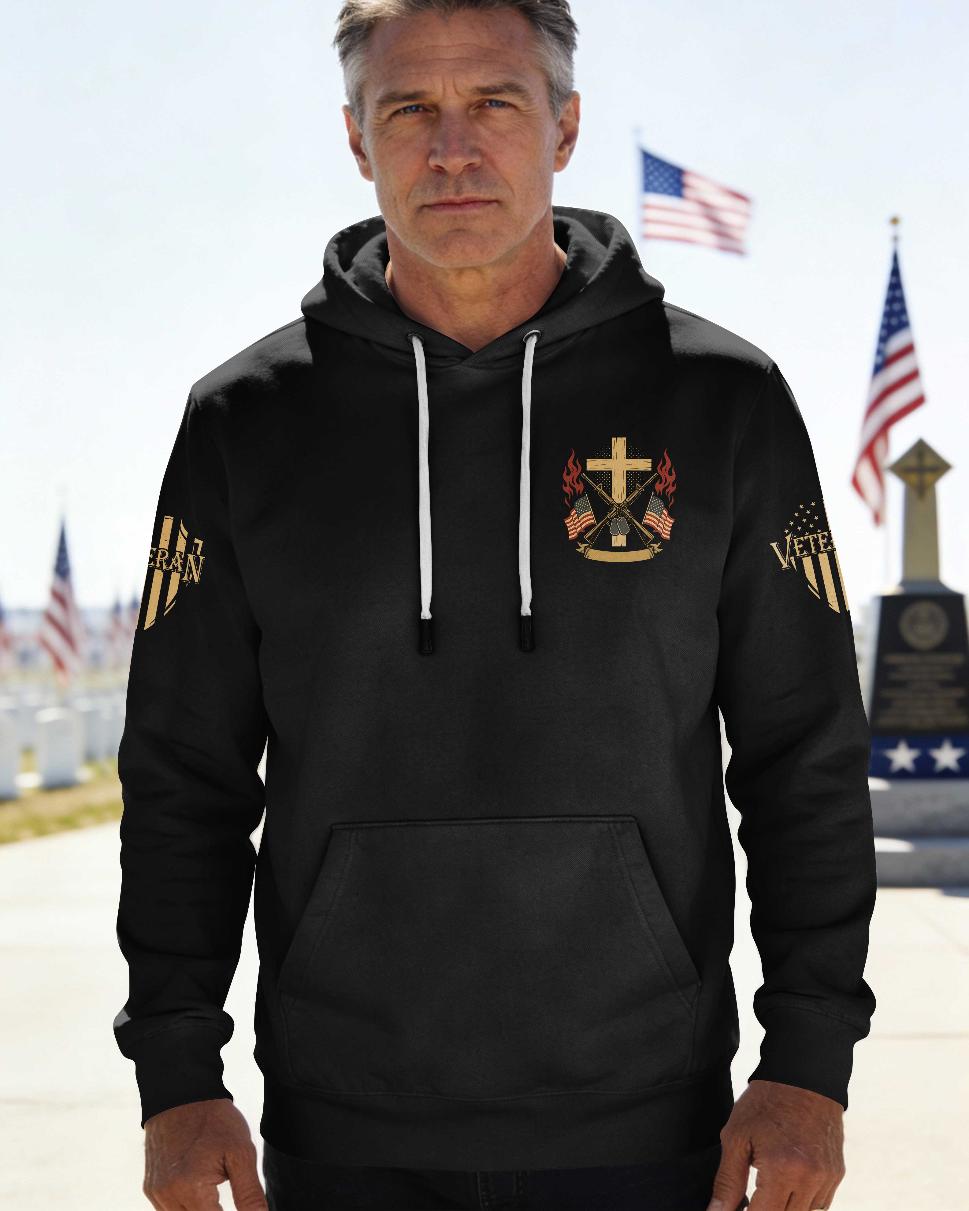 I Fought For My Country I Stand For My God Hoodie