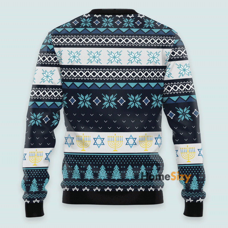 Happy Hanukkah Ugly Christmas Sweater For Men And Women
