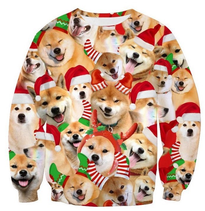 Unisex 3D Sloth Beer Fun Print Christmas Sweatshirt