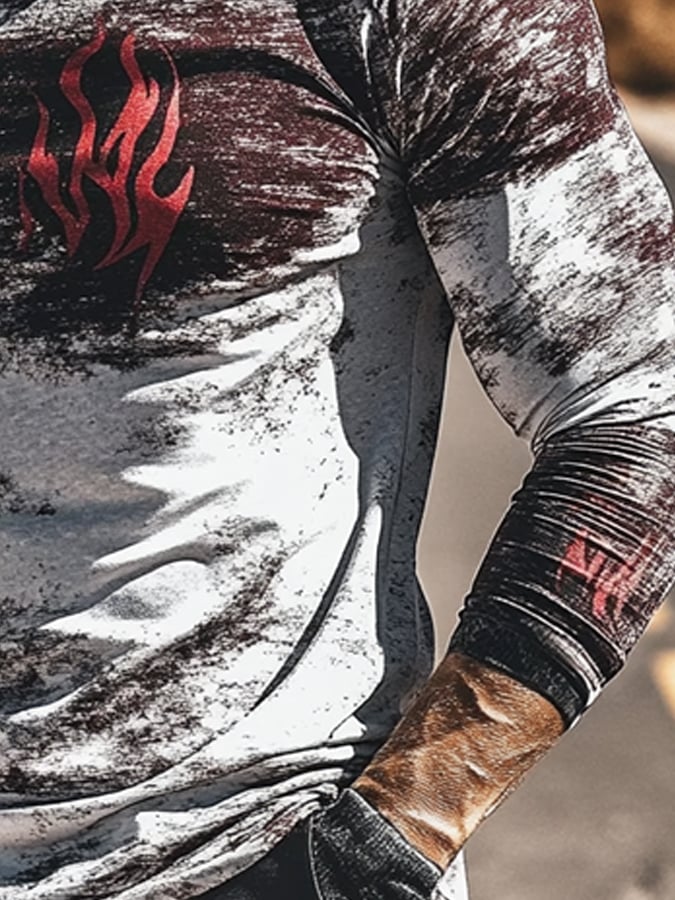 Men's Outdoor Sun Protection Breathable Cool Hooded Sun Protection Long Sleeve Top