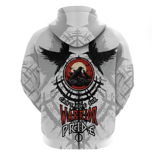 Viking Ravens Can't Hide Our Warrior Pride Viking Hoodie