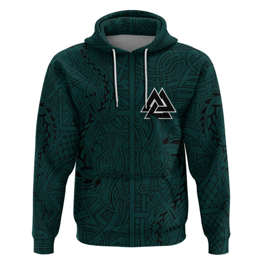 Ravens Hugin And Munin Viking Hoodie