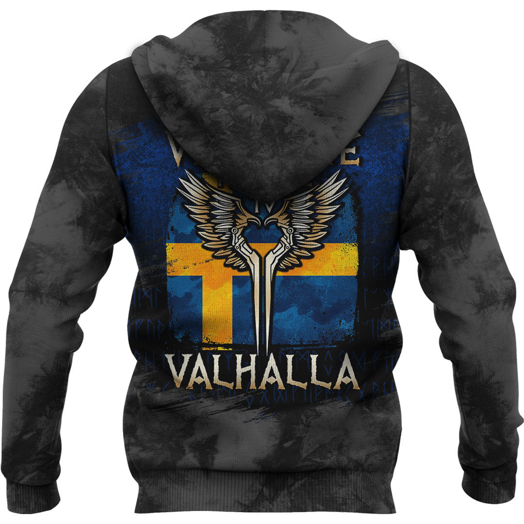 Valkyrie Your Ride To Valhalla Sweden Viking Hoodie