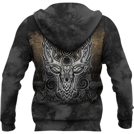 Legend Of The White Stag Viking Hoodie