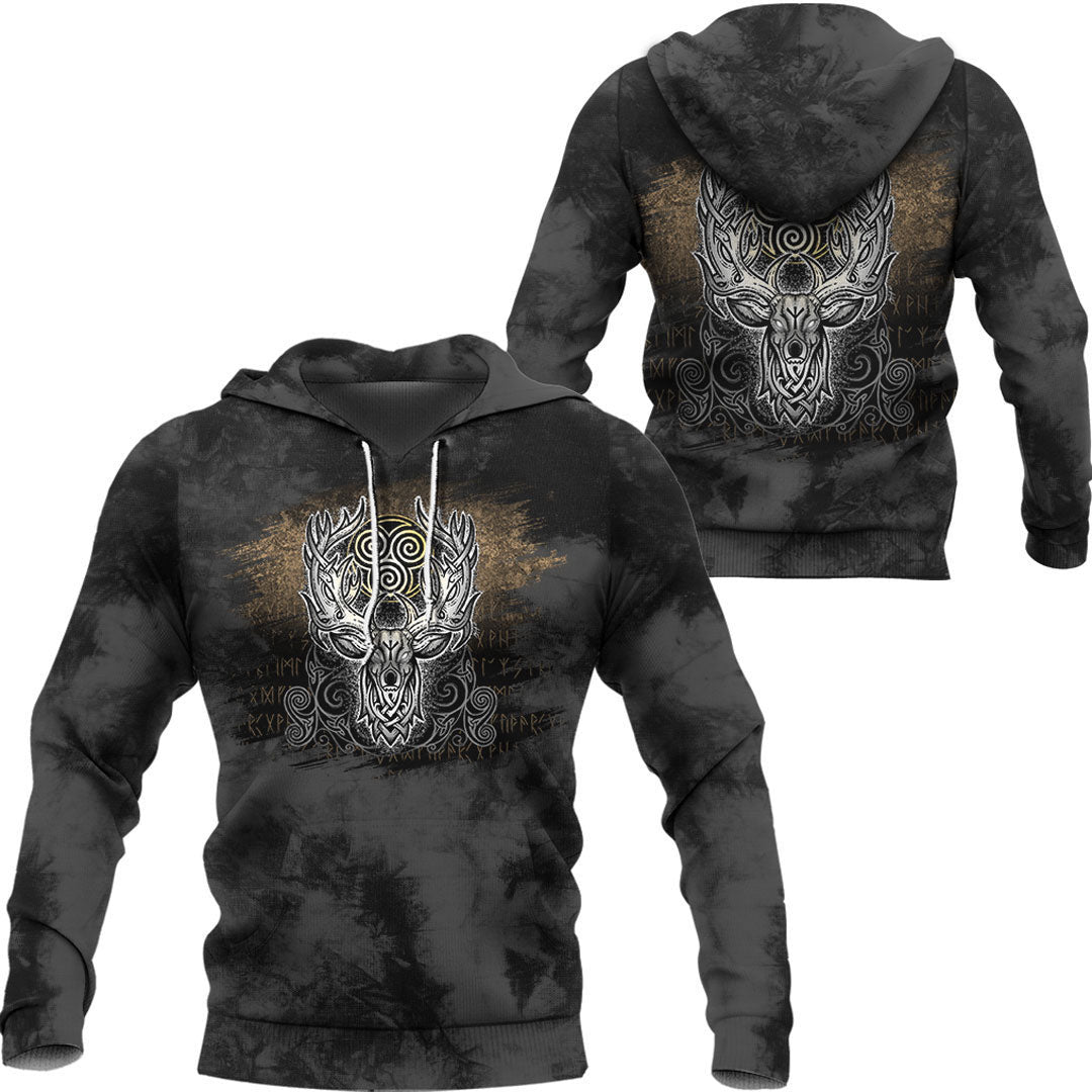 Legend Of The White Stag Viking Hoodie