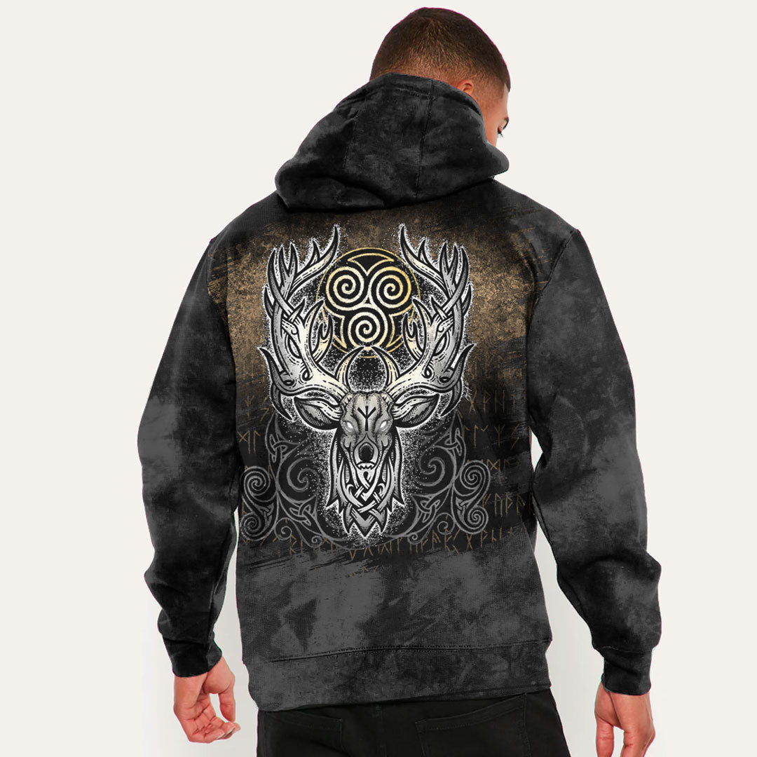 Legend Of The White Stag Viking Hoodie
