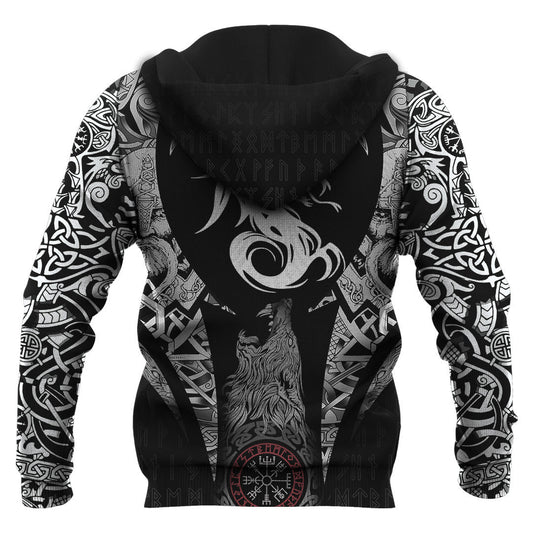 Dragon Symbol Tattoo Norse Mythology Viking Hoodie