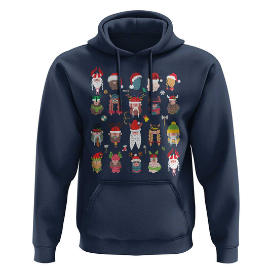 Funny Christmas Nordic Cute Viking Warriors Viking Hoodie Cotton