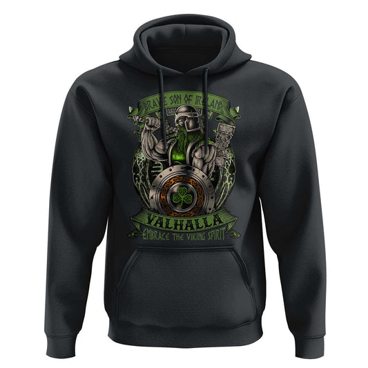 Irish Brave Son Of Ireland Valhalla Embrace The Viking Spirit Viking Hoodie Cotton