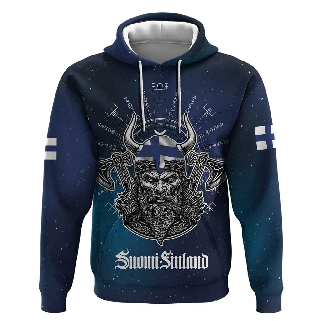 (Custom) Finland Drakkar Vikings Zipper Suomi Viking Warrior Viking Hoodie