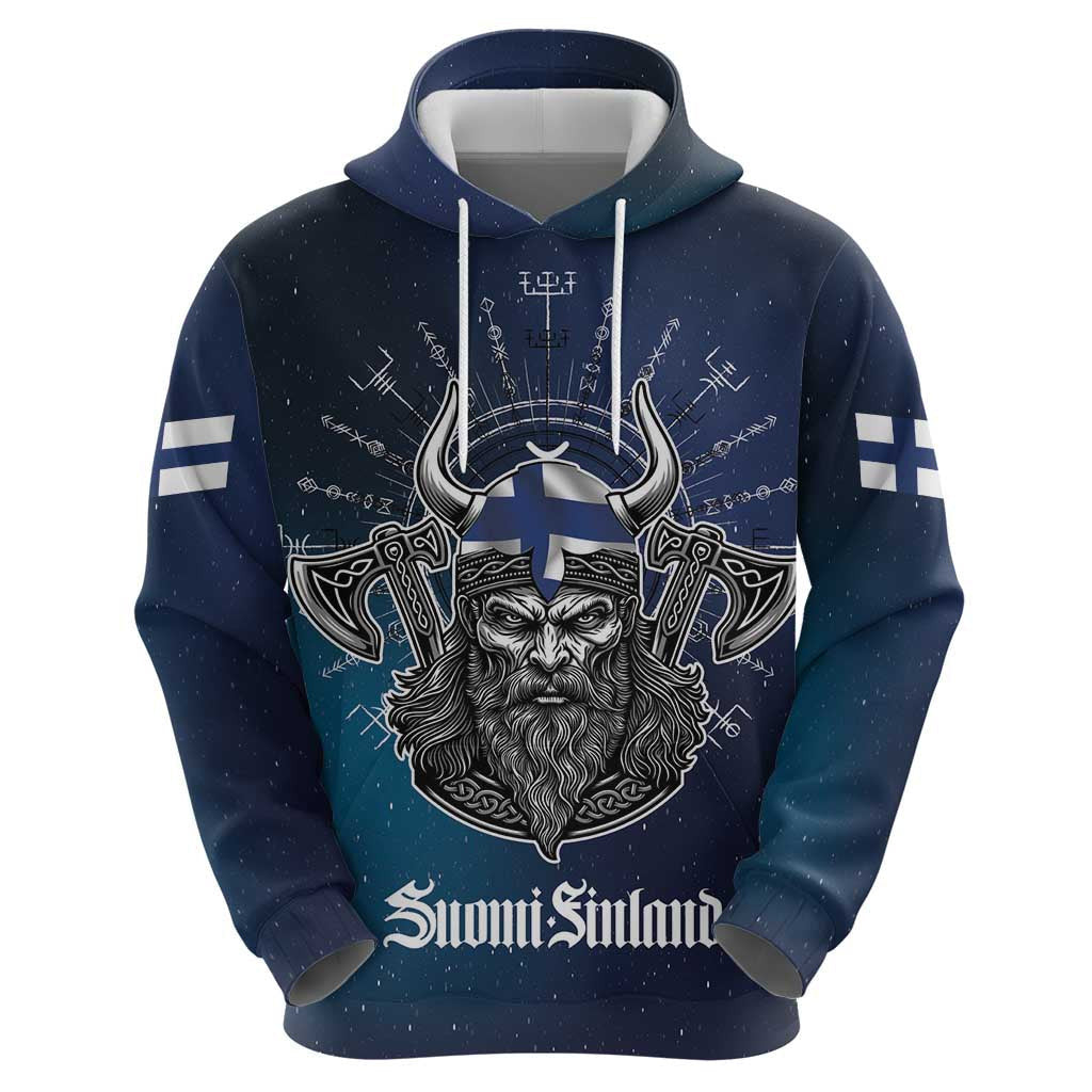 (Custom) Finland Drakkar Vikings Zipper Suomi Viking Warrior Viking Hoodie