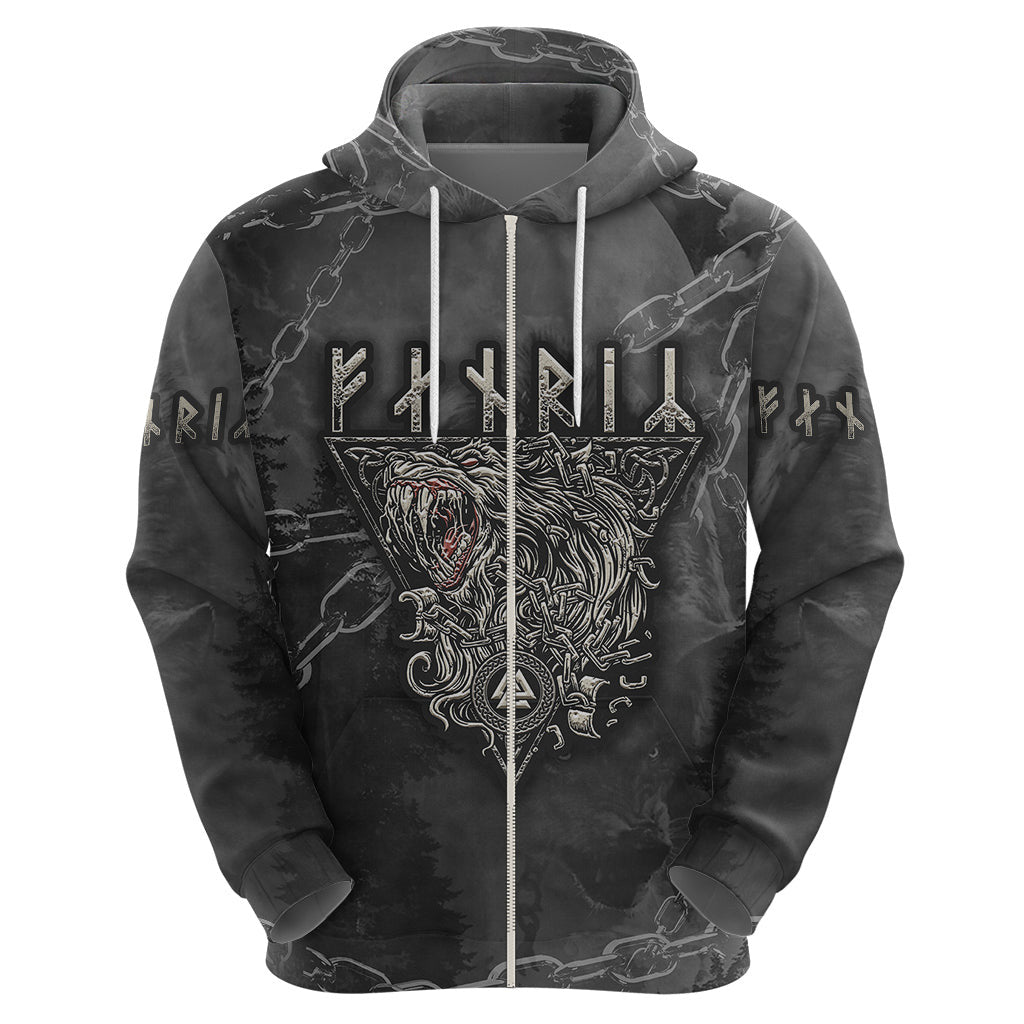 Fenir Better to be a Wolf of Odin Viking Hoodie