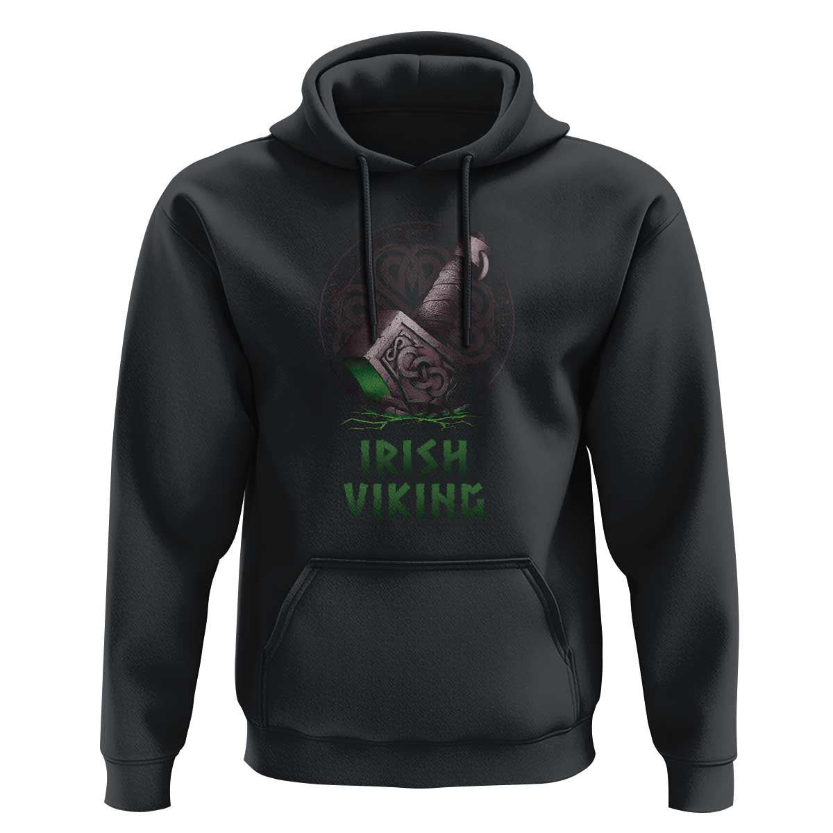 Irish Celtic Thor Mjolnir Viking Hoodie Cotton