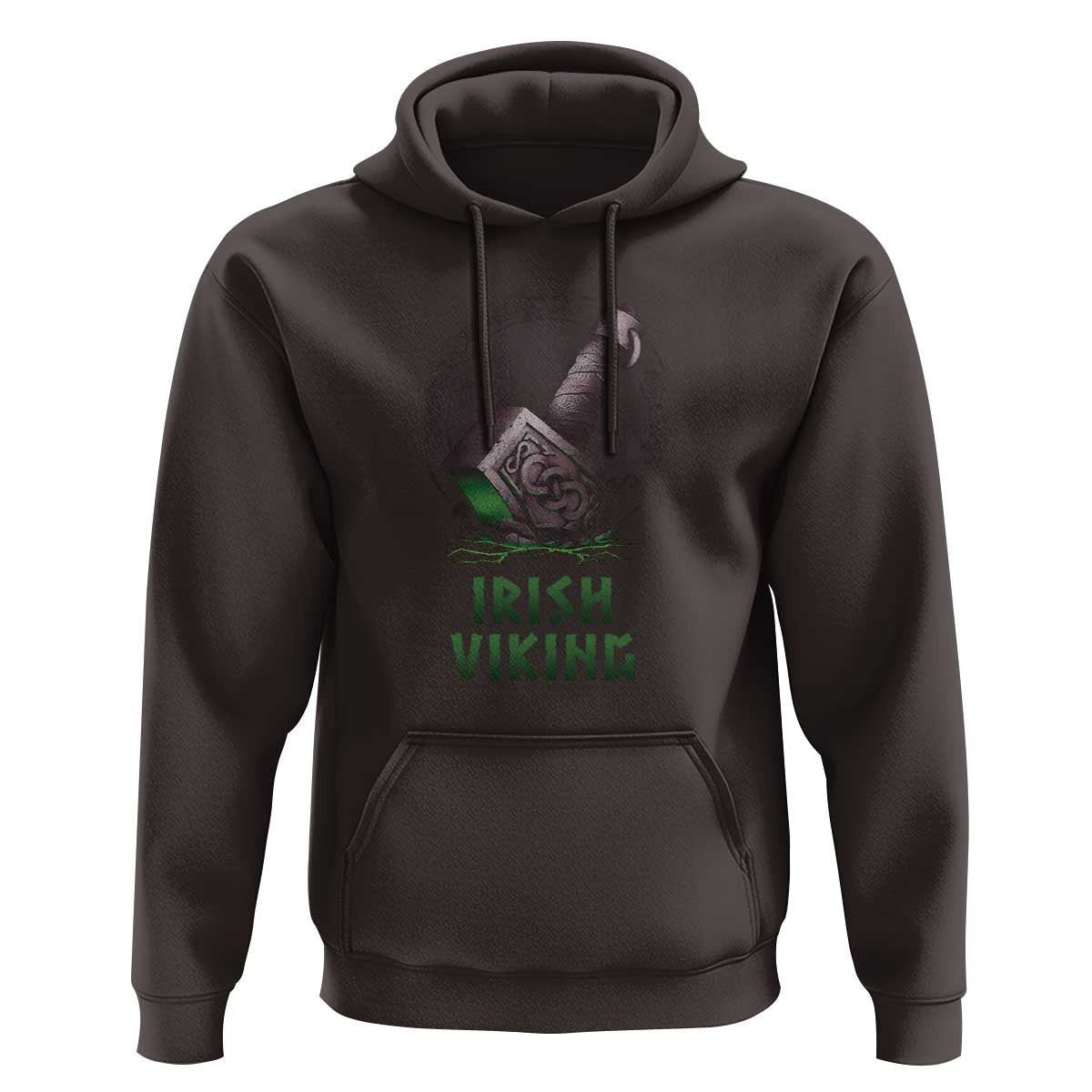 Irish Celtic Thor Mjolnir Viking Hoodie Cotton