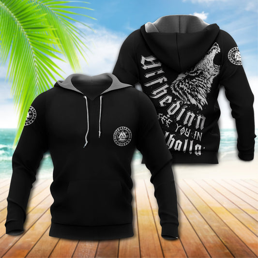 Viking Ulfhedinn See You In Valhalla Viking Hoodie