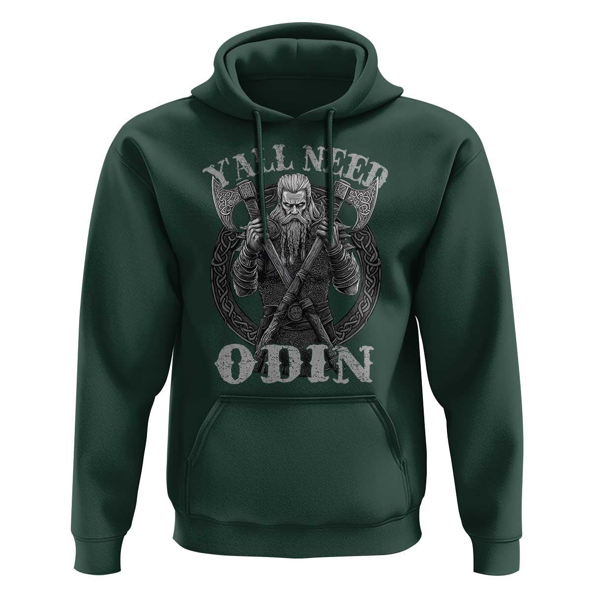 Y'all Need Odin Viking Hoodie Cotton