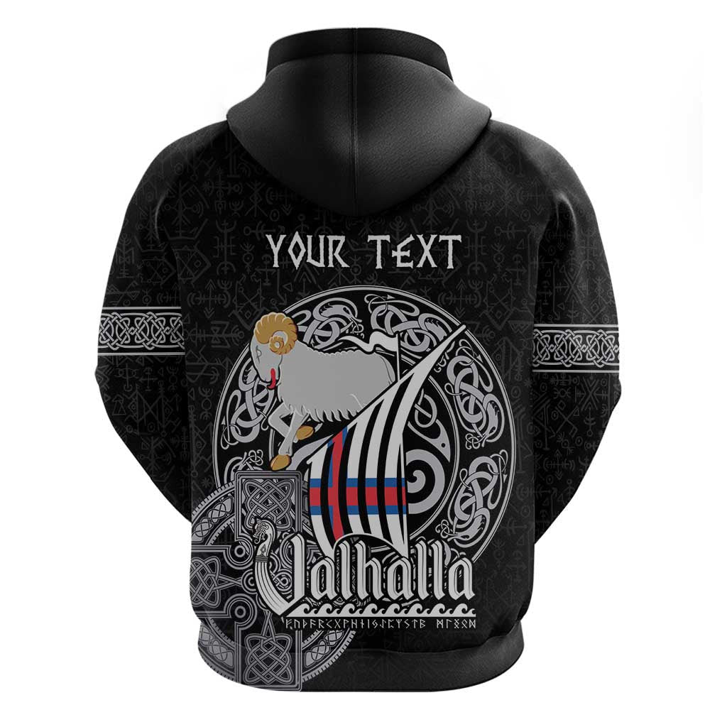 (Custom) Viking Faroe Islands Valhalla Viking Pattern Viking Hoodie