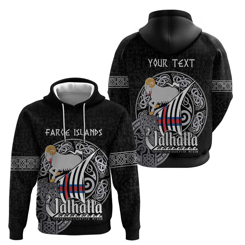 (Custom) Viking Faroe Islands Valhalla Viking Pattern Viking Hoodie