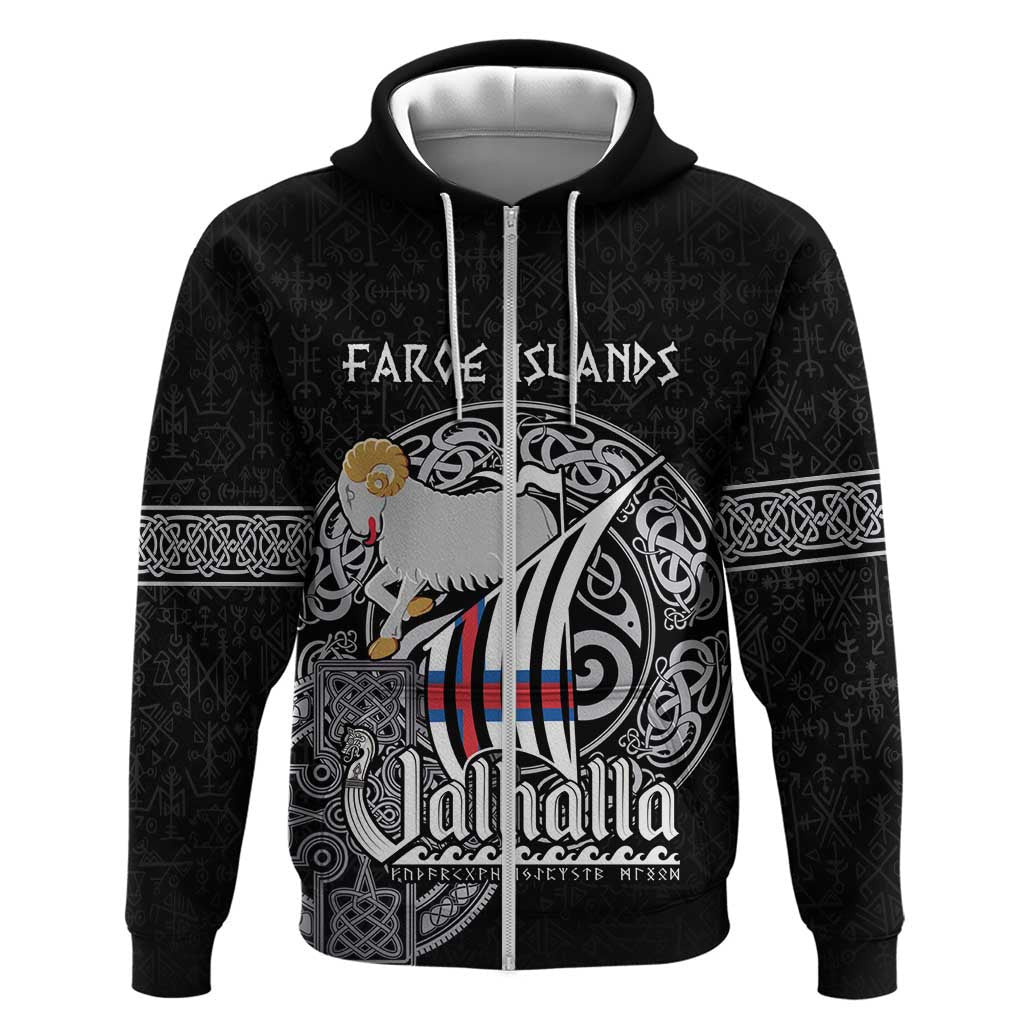 (Custom) Viking Faroe Islands Valhalla Viking Pattern Viking Hoodie