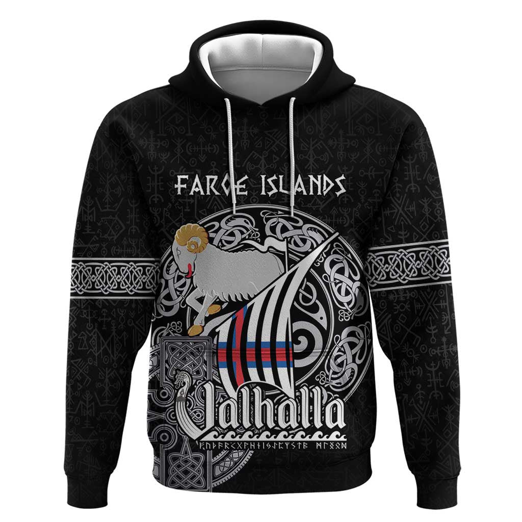 (Custom) Viking Faroe Islands Valhalla Viking Pattern Viking Hoodie