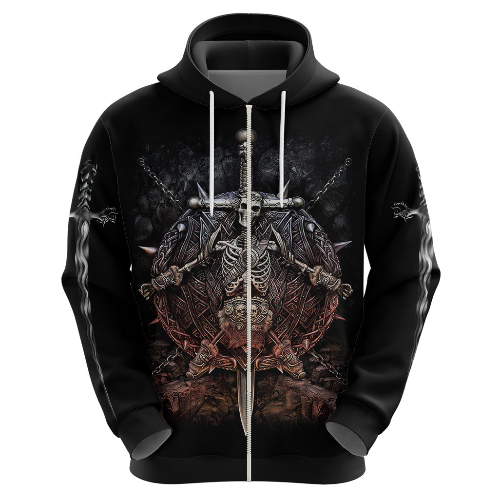 Warrior Skull Skull Warrior Viking Viking Hoodie