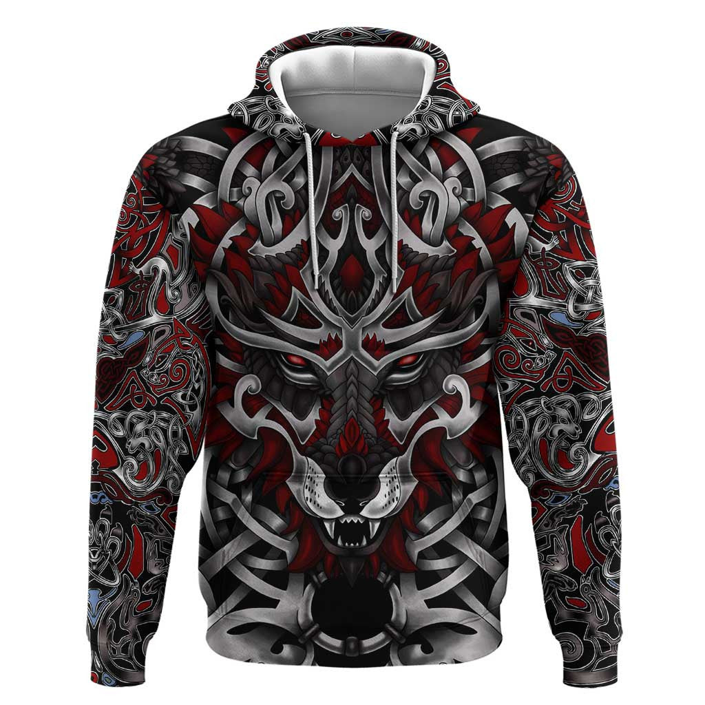 Celtic Wolf Fenrir Vikings Norse Mythology Viking Hoodie