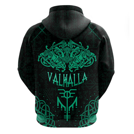 Valhalla's Eternal Glory Viking Hoodie