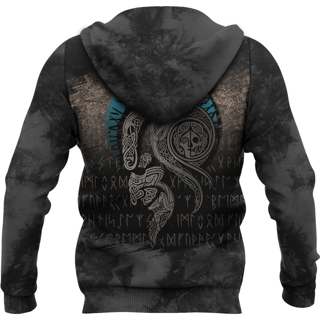 Viking Style Hoodie - Vikings Loki Hoodie A39 VKNGB
