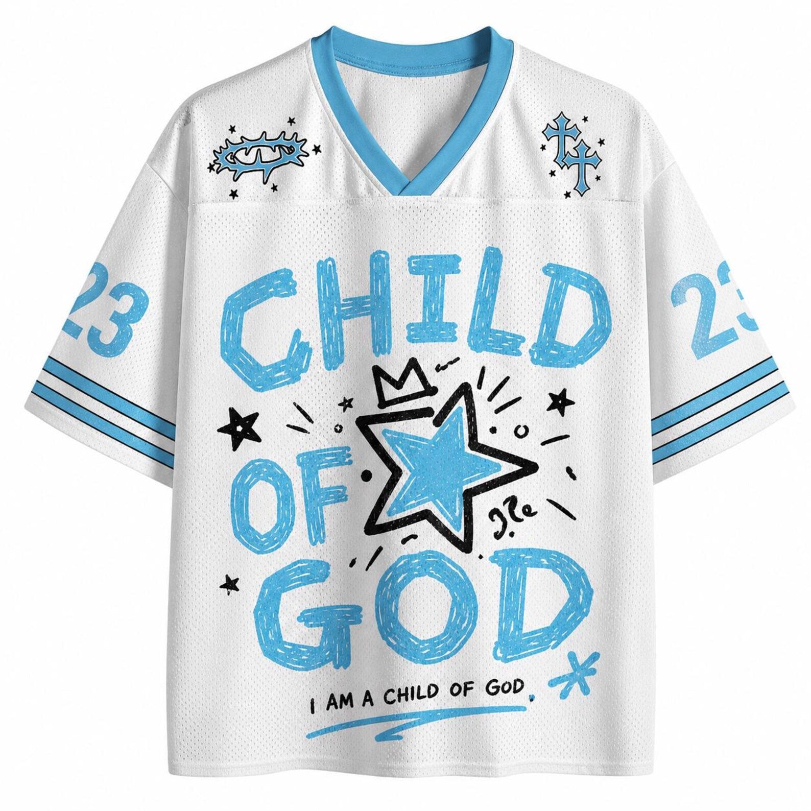 Child Of God Christian Mesh Jersey