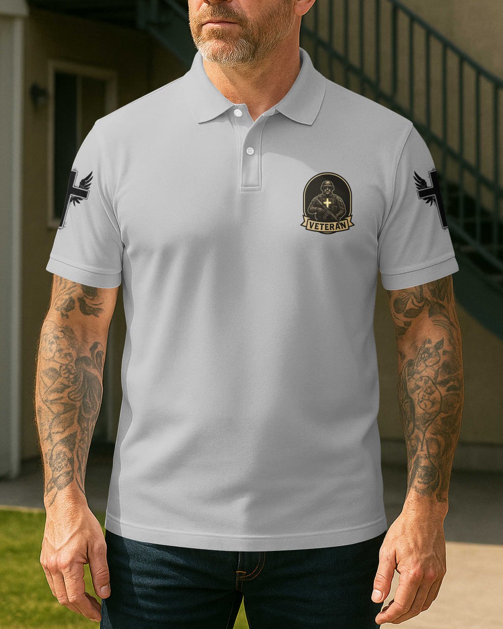 God Took The Strongest Americans Polo