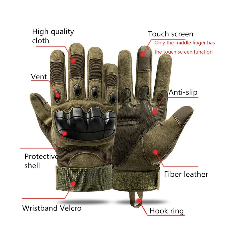 ManlyflexIndestructible Protective Tactical Gloves