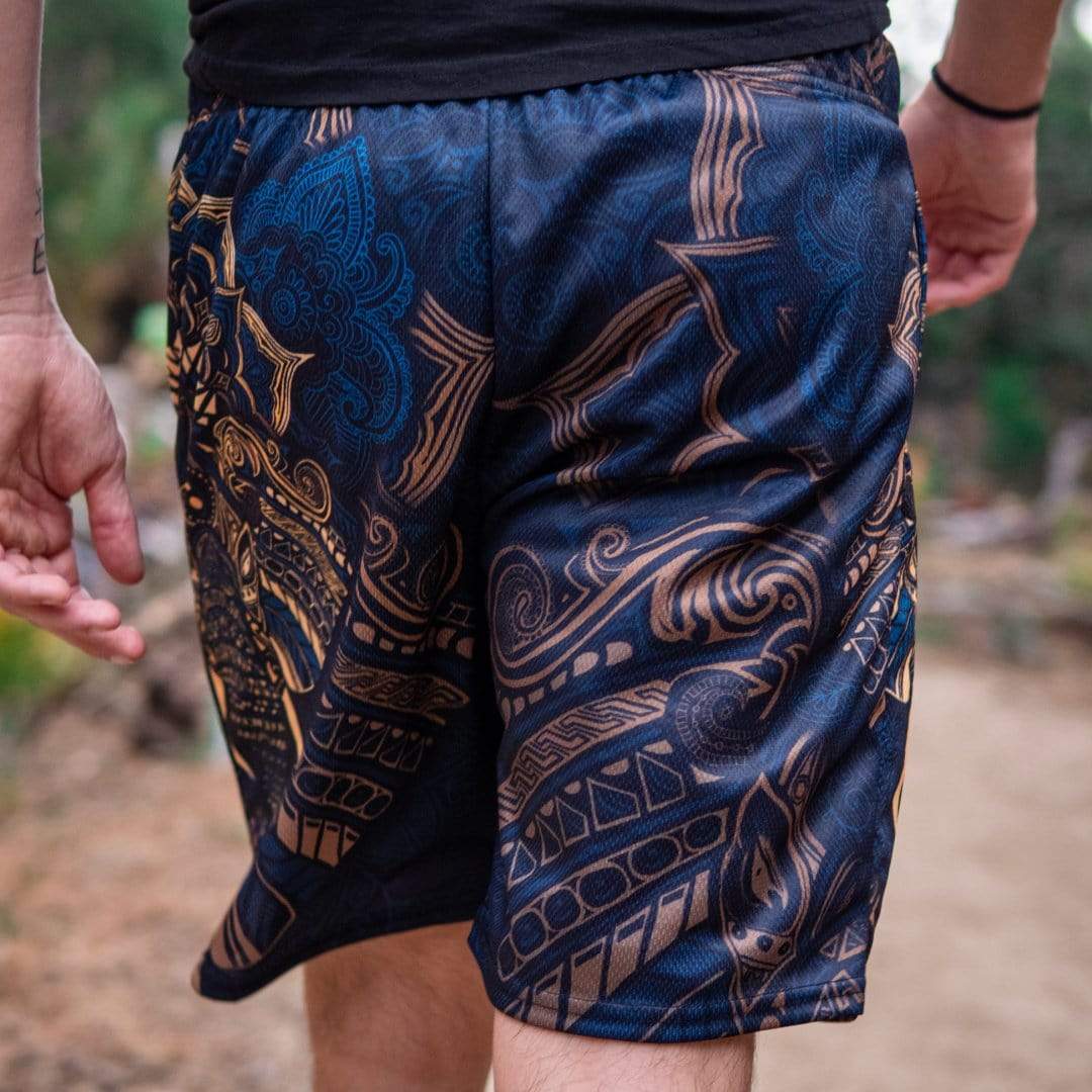 Elephant Mandala Shorts