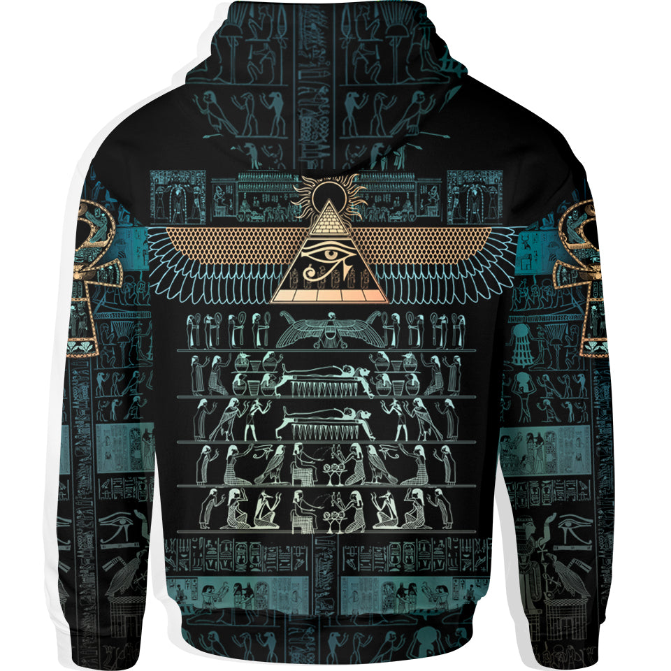 Eye of Ra Zip Hoodie