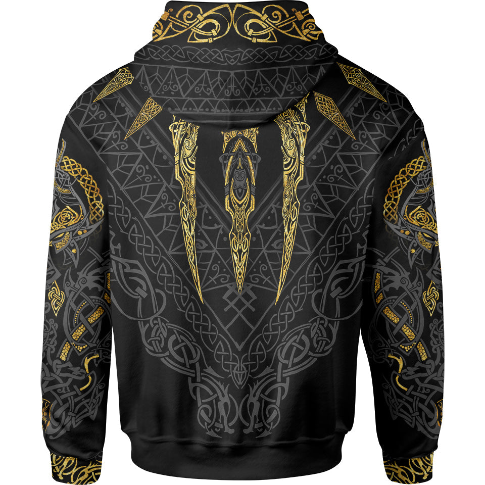 Fenrir's Wrath Zip Hoodie