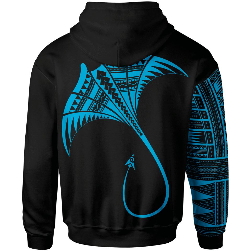 Manta Ray Zip Hoodie