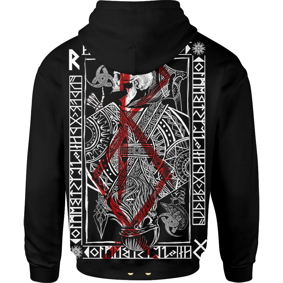 Ragnar Lothbrok Zip Hoodie