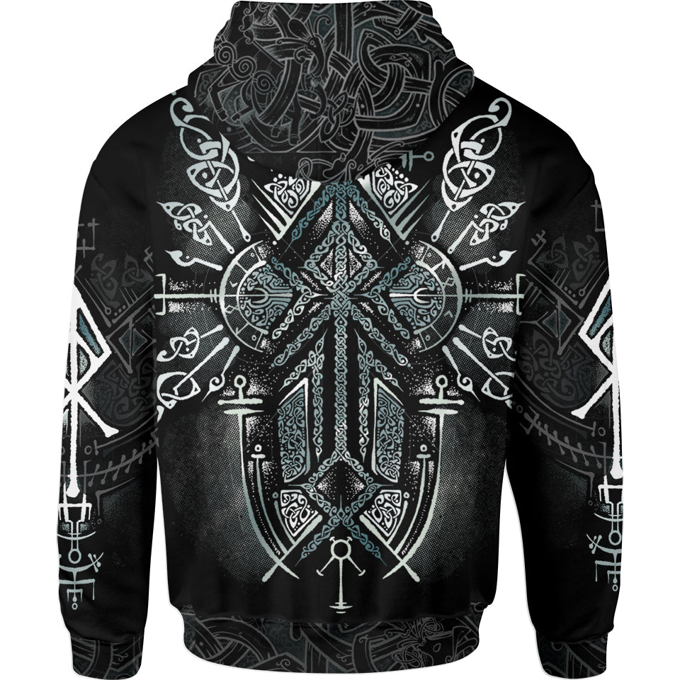 Runes of Loki Zip Hoodie