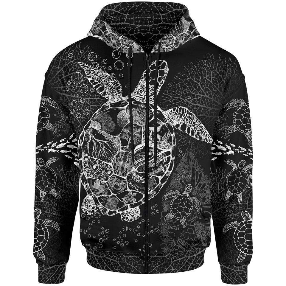 Ocean Life Zip Hoodie