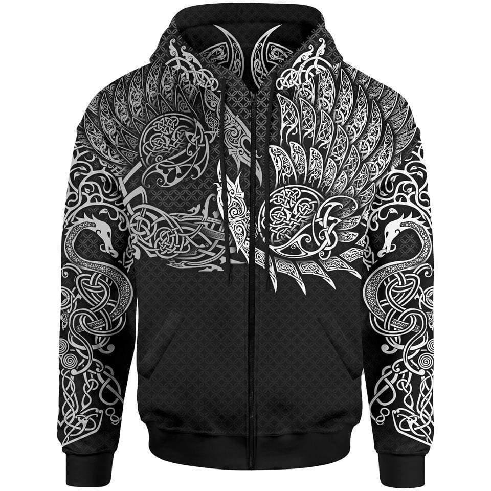 Ravens of Midgard Zip Hoodie