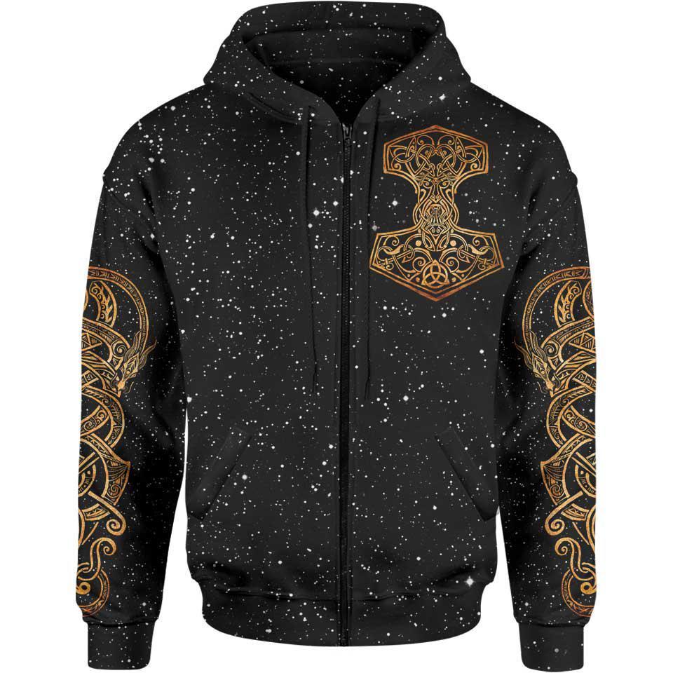 Theft of Mjölnir Zip Hoodie