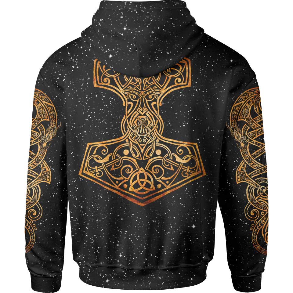 Theft of Mjölnir Zip Hoodie