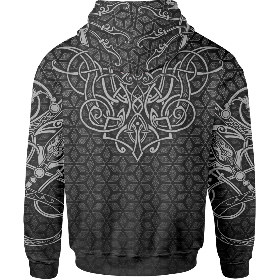 World Serpent Zip Hoodie