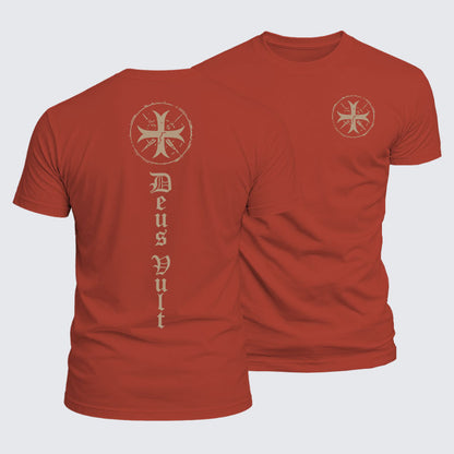 Luxe Mercerized Cotton Tee - Deus Vult