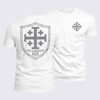 Luxe Mercerized Cotton Tee - Ave Christus Rex