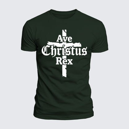 Luxe Mercerized Cotton Tee - Ave Christus Rex