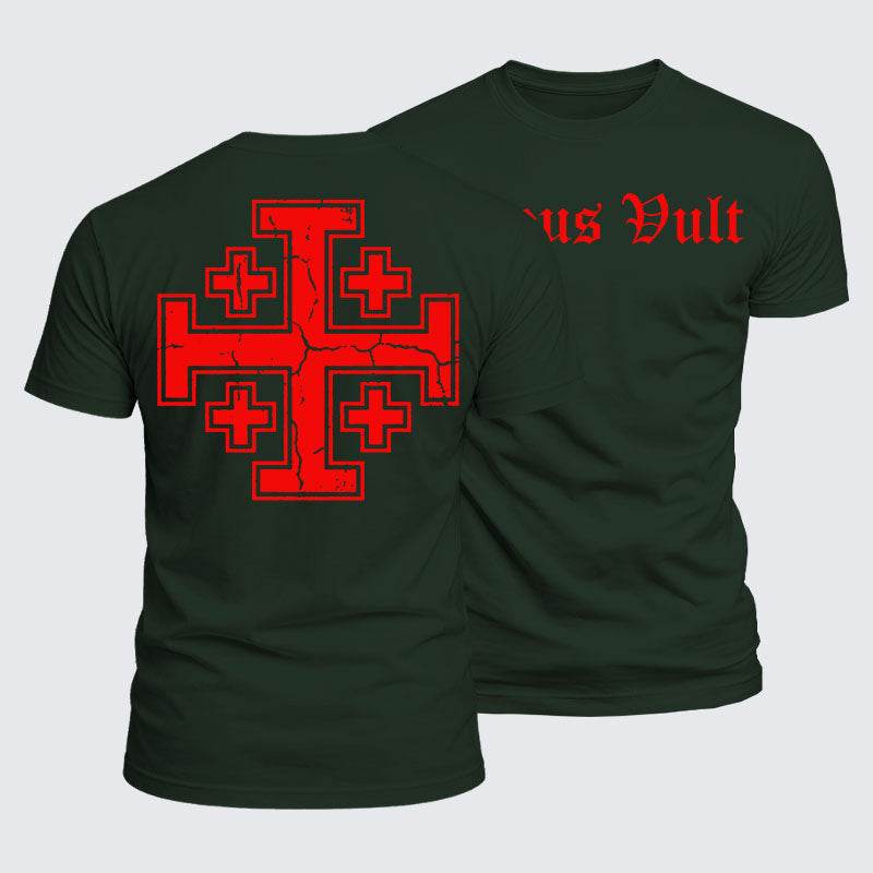 Luxe Mercerized Cotton Tee - Deus Vult