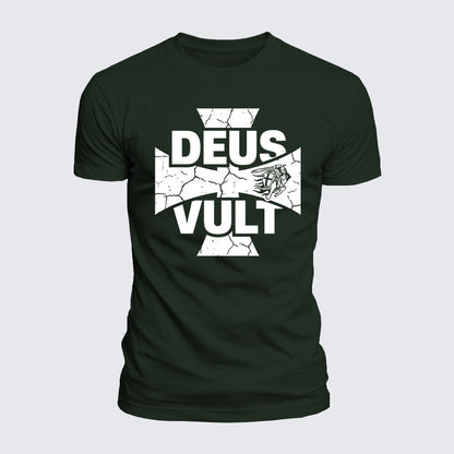 Luxe Mercerized Cotton Tee - Deus Vult