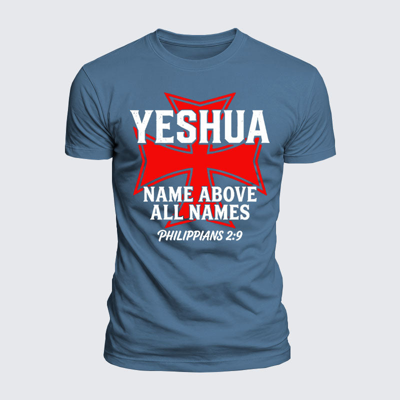 Luxe Mercerized Cotton Tee -  Yeshua Name Above All Names