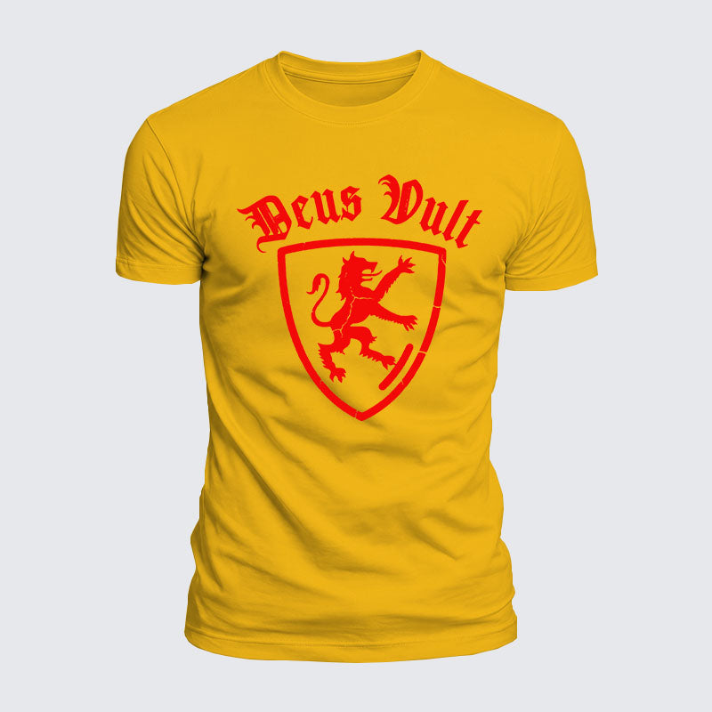 Luxe Mercerized Cotton Tee - Deus Vult